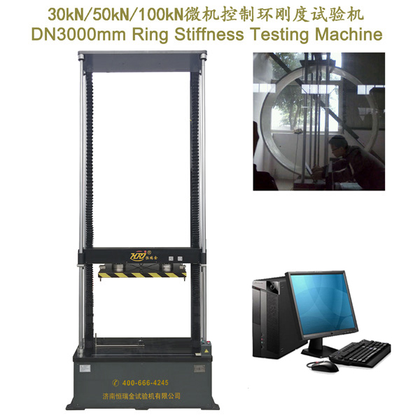 WDW-20R/50R/100R 3m Ring Stiffness and Flexibility Testing Machine